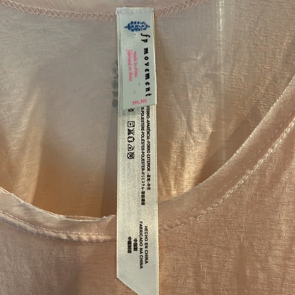 Free People Movement | Love Tank in Light Peachy Pink Size Medium - Picture 6 of 8